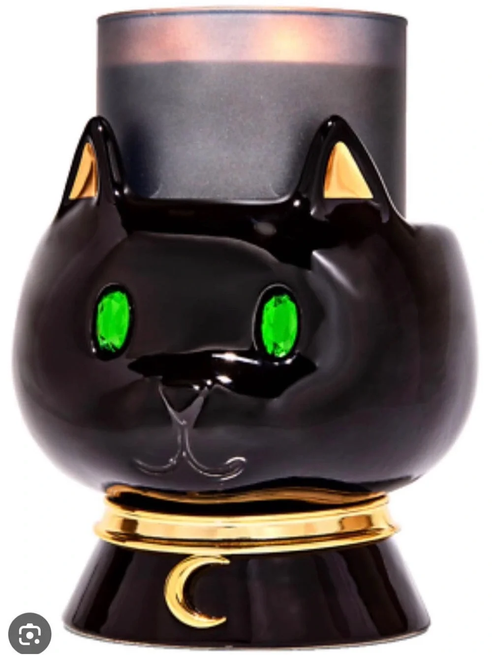 Bath & Body Works 2024 Halloween - Black Cat 3 Wick Candle Holder